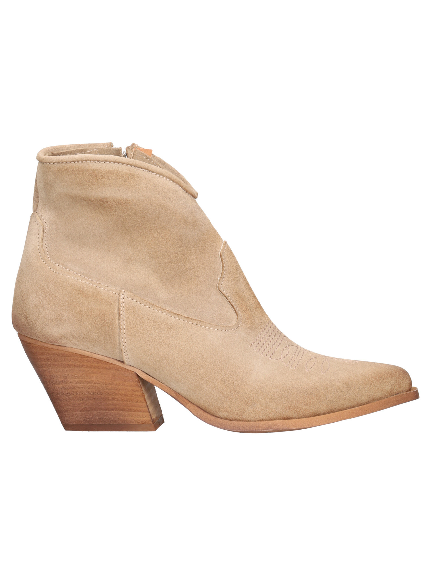 texano-corto-con-tacco-largo-liviana-da-donna-beige