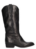 stivale con tacco basso liviana da donna nero