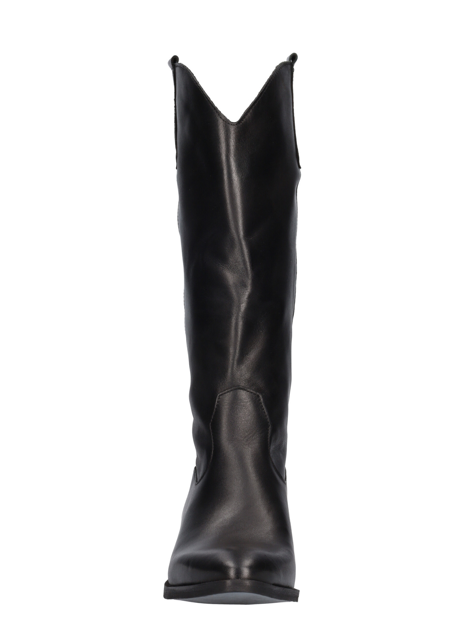 stivale-con-tacco-basso-liviana-da-donna-nero
