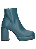 stivaletto tacco largo liviana da donna verde petrolio