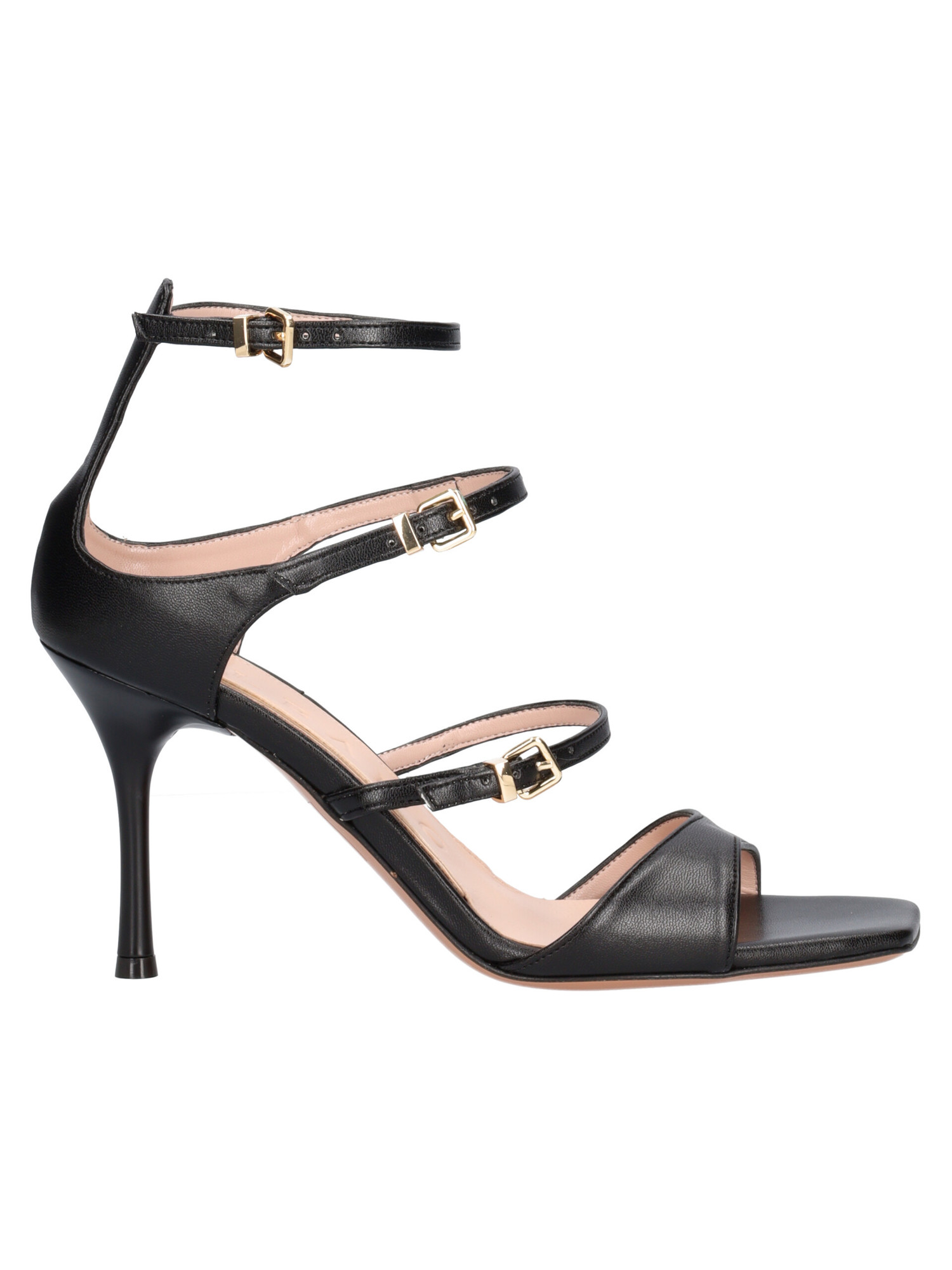sandalo-con-tacco-fino-albano-da-donna-nero