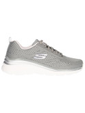 sneaker con zeppa skechers lite weight da donna grigia