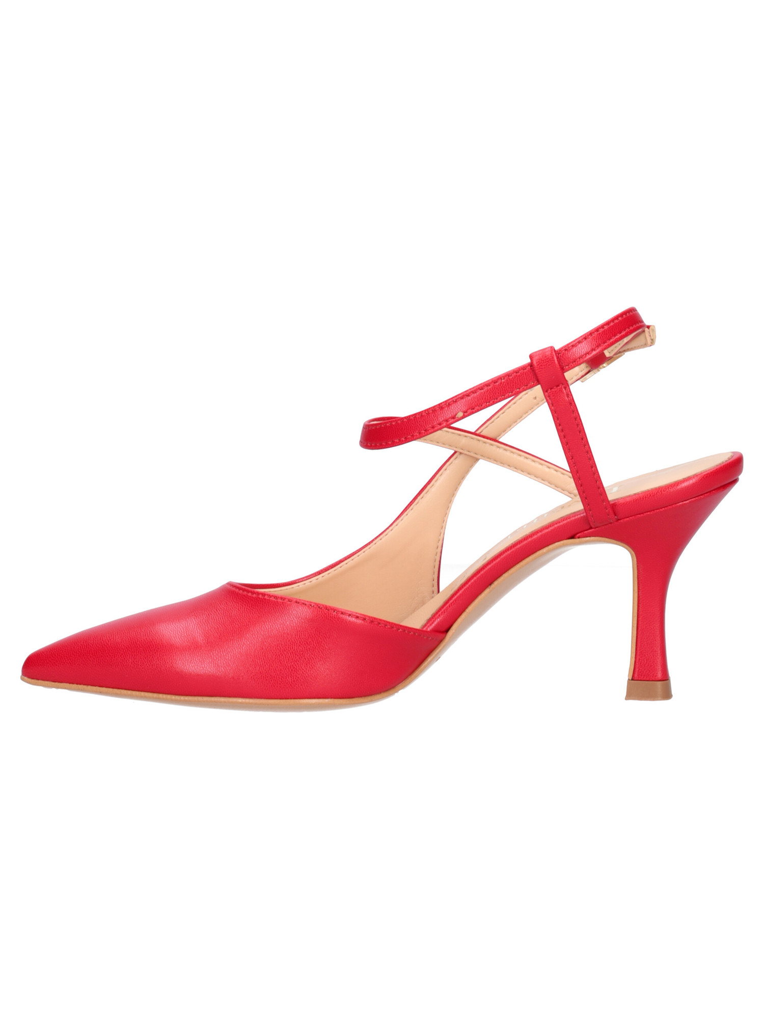 scarpa-con-tacco-fino-liviana-da-donna-rossa