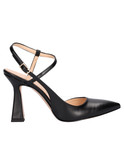 scarpa con tacco largo liviana da donna nera