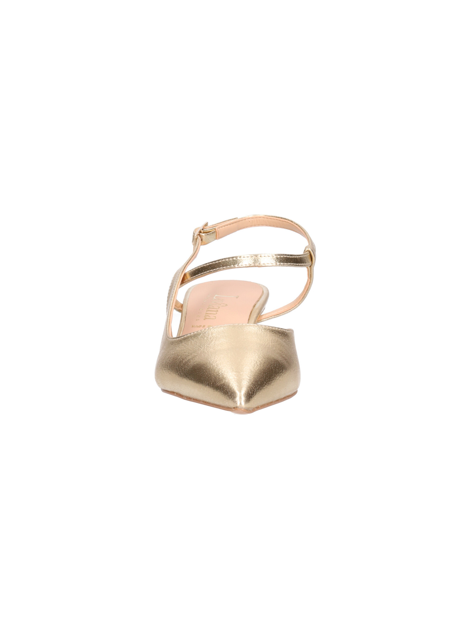 scarpa-con-tacco-basso-liviana-da-donna-laminata-platino