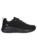 sneaker skechers bobs vegan da donna nera