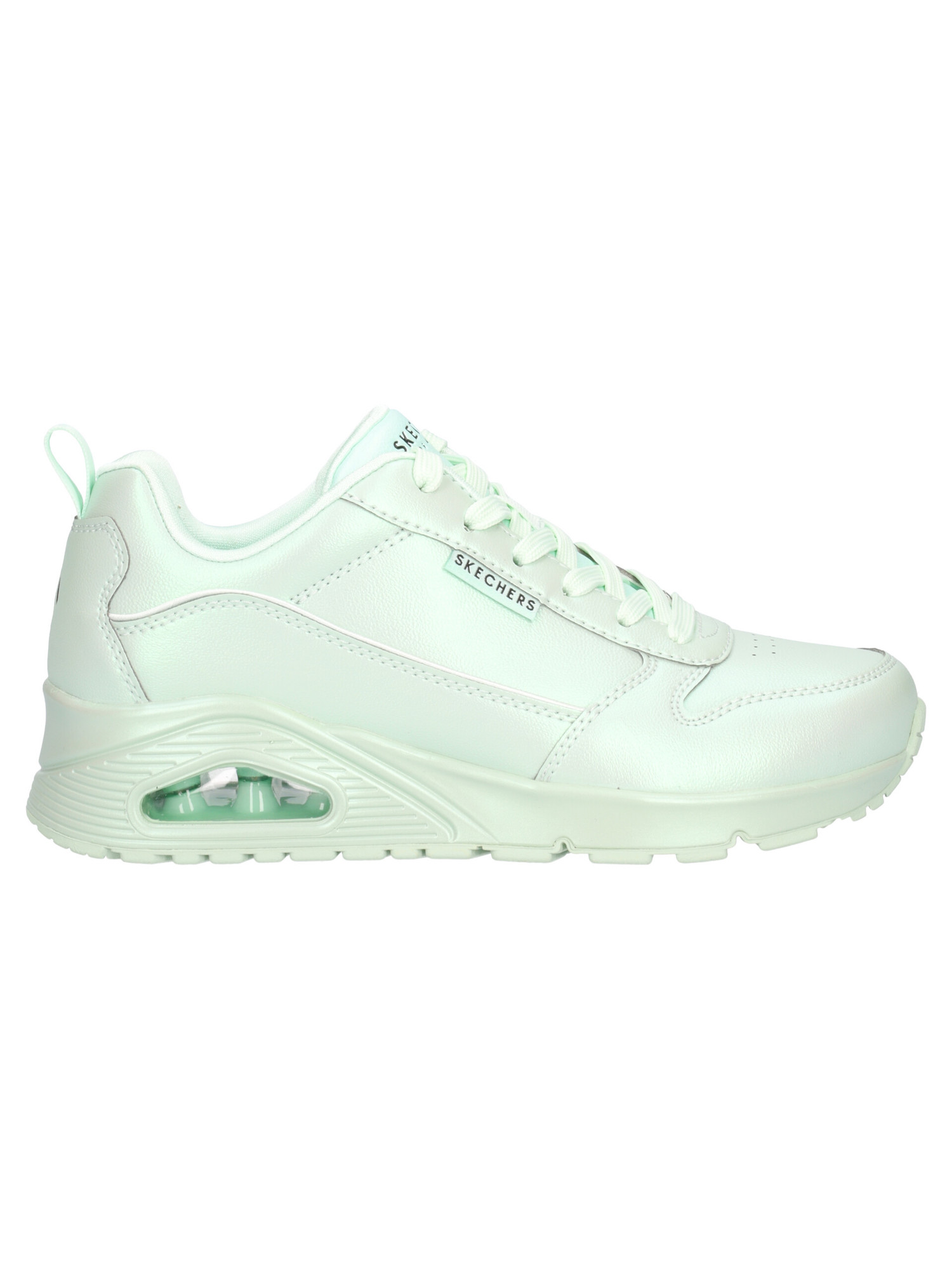 sneaker-skechers-uno-da-donna-verde-metal