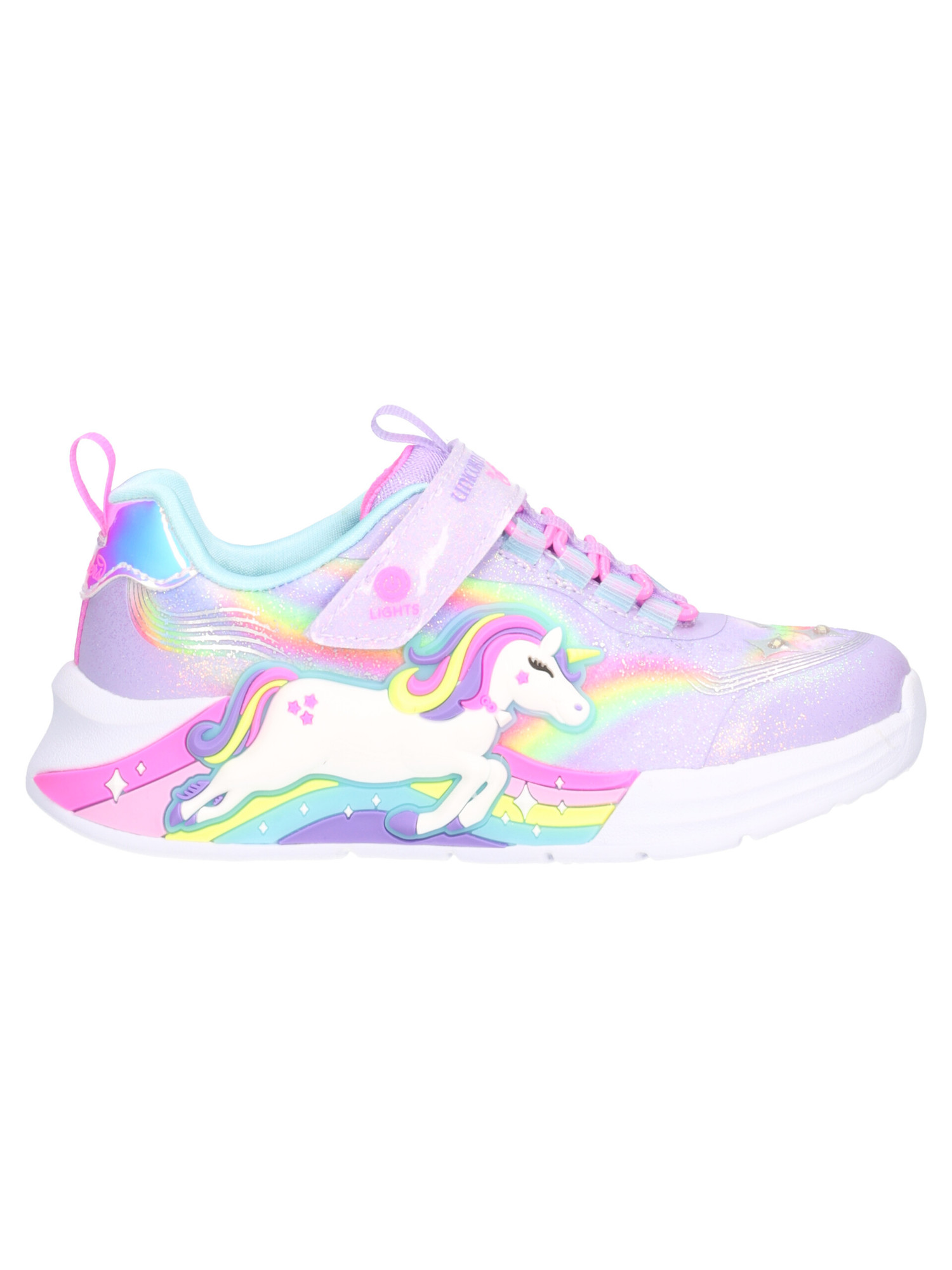 sneaker-skechers-unicorno-lights-da-bambina-multicolor