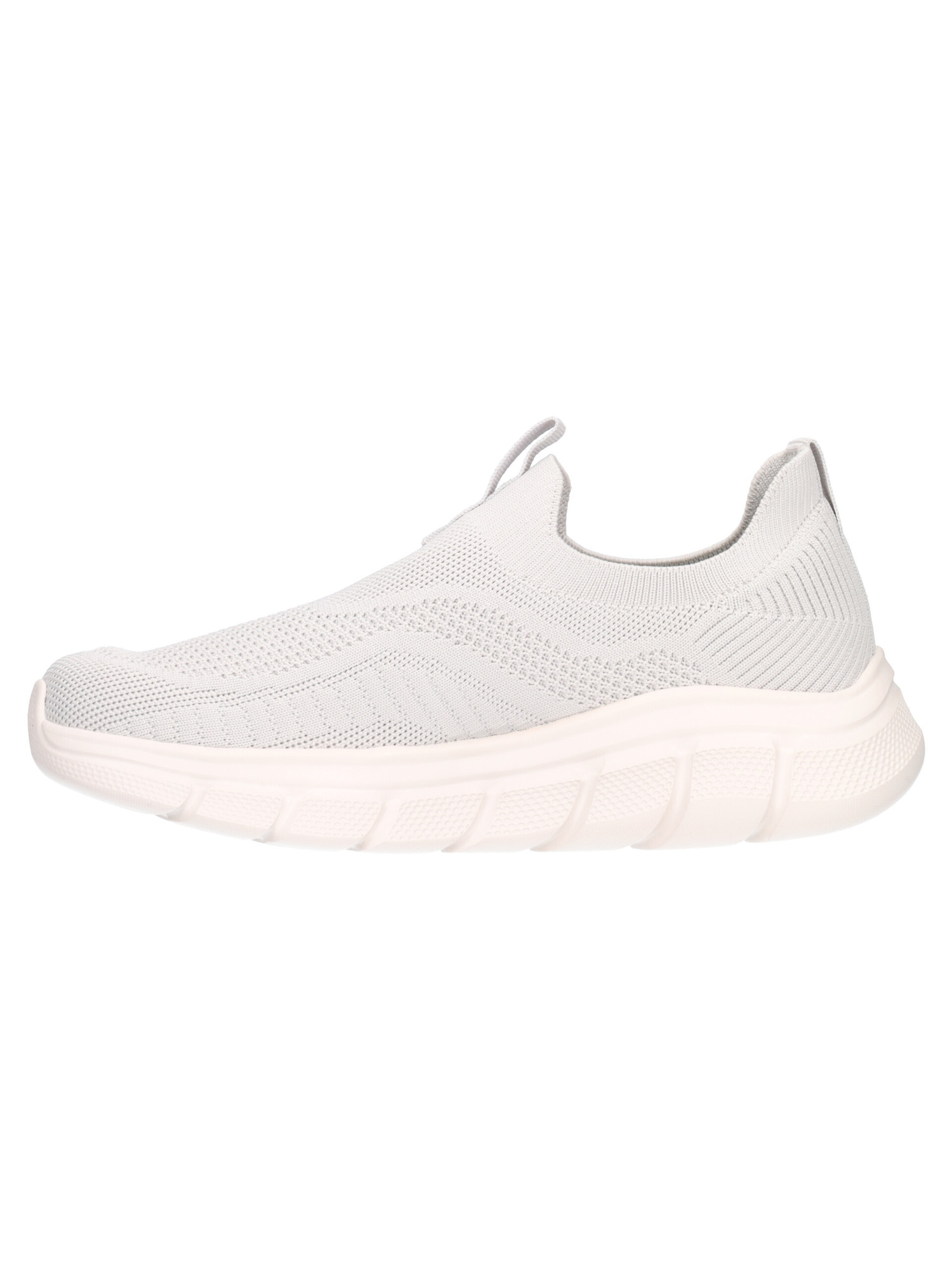 sneaker-slip-on-skechers-bobs-da-uomo-grigia