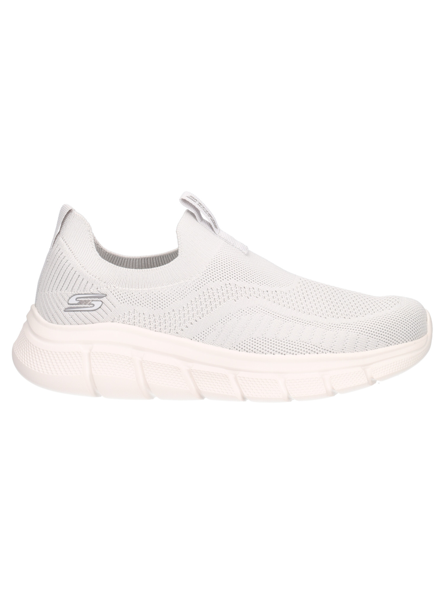 sneaker-slip-on-skechers-bobs-da-uomo-grigia