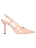 slingback con tacco fino nero giardini da donna cipria