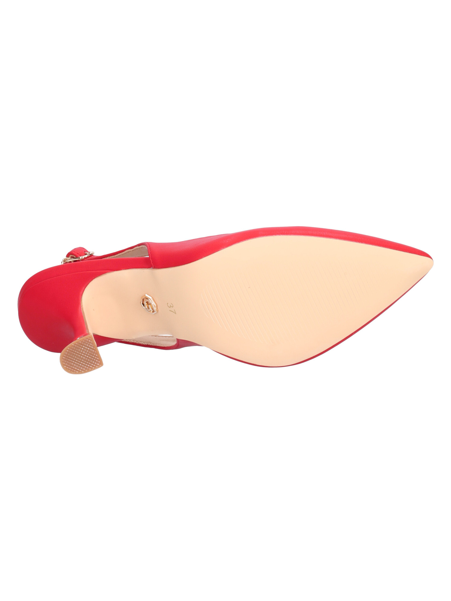 decollete-con-tacco-fino-gold-and-gold-da-donna-rosso