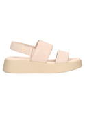 sandalo con zeppa liu jo amber 01 da donna beige