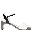 sandalo-con-tacco-largo-capelli-rossi-da-donna-bianco-e-nero
