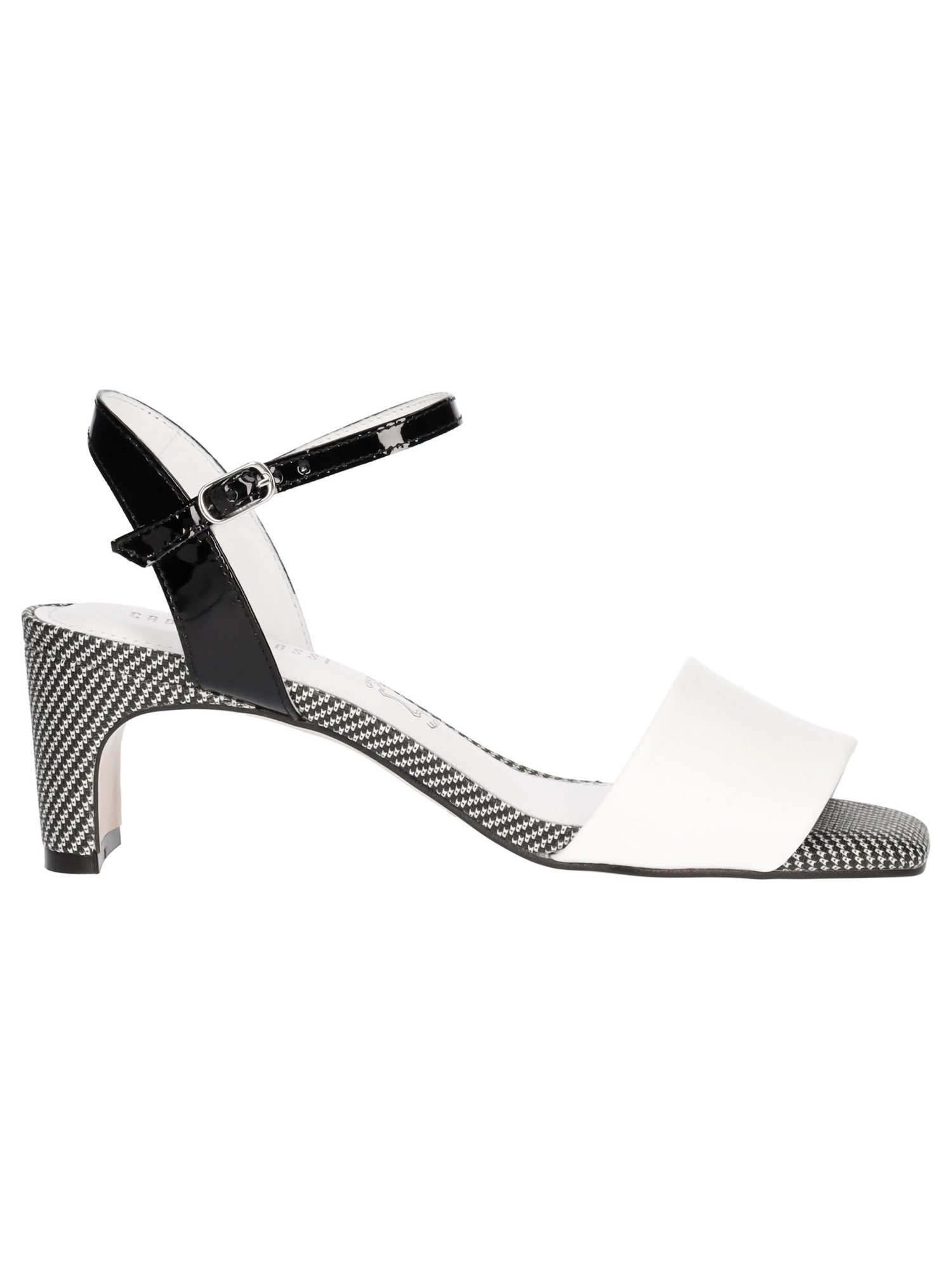 sandalo-con-tacco-largo-capelli-rossi-da-donna-bianco-e-nero