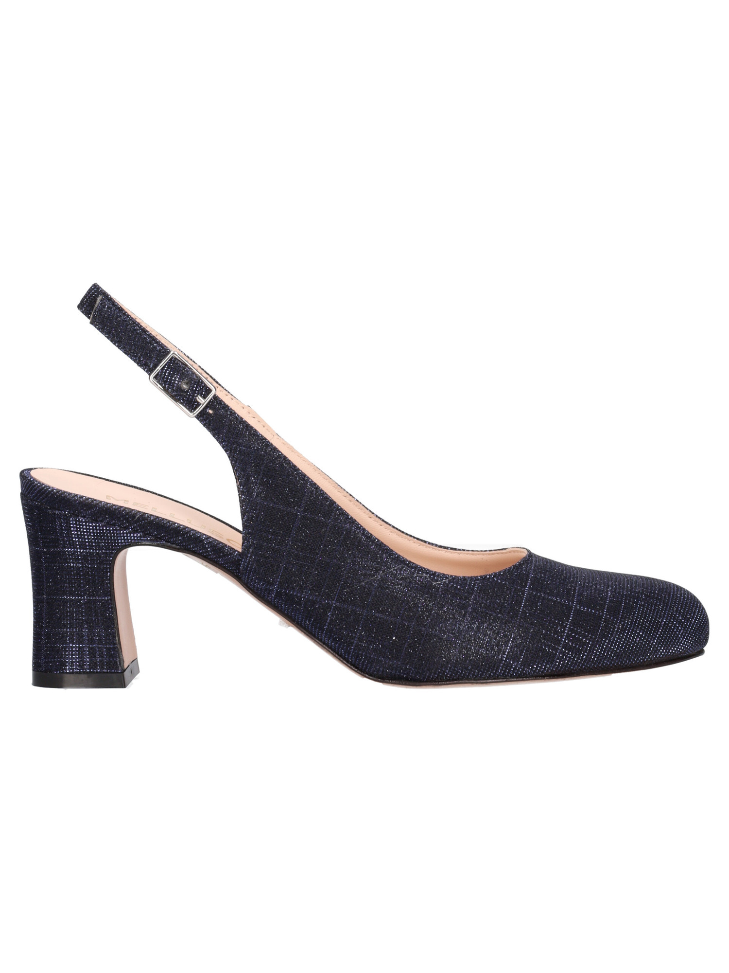 decollete-con-tacco-largo-melluso-da-donna-blu-glitter