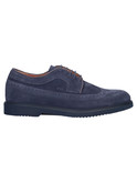 scarpa stringata nero giardini da uomo blu