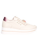 sneaker con zeppa nero giardini da donna avorio