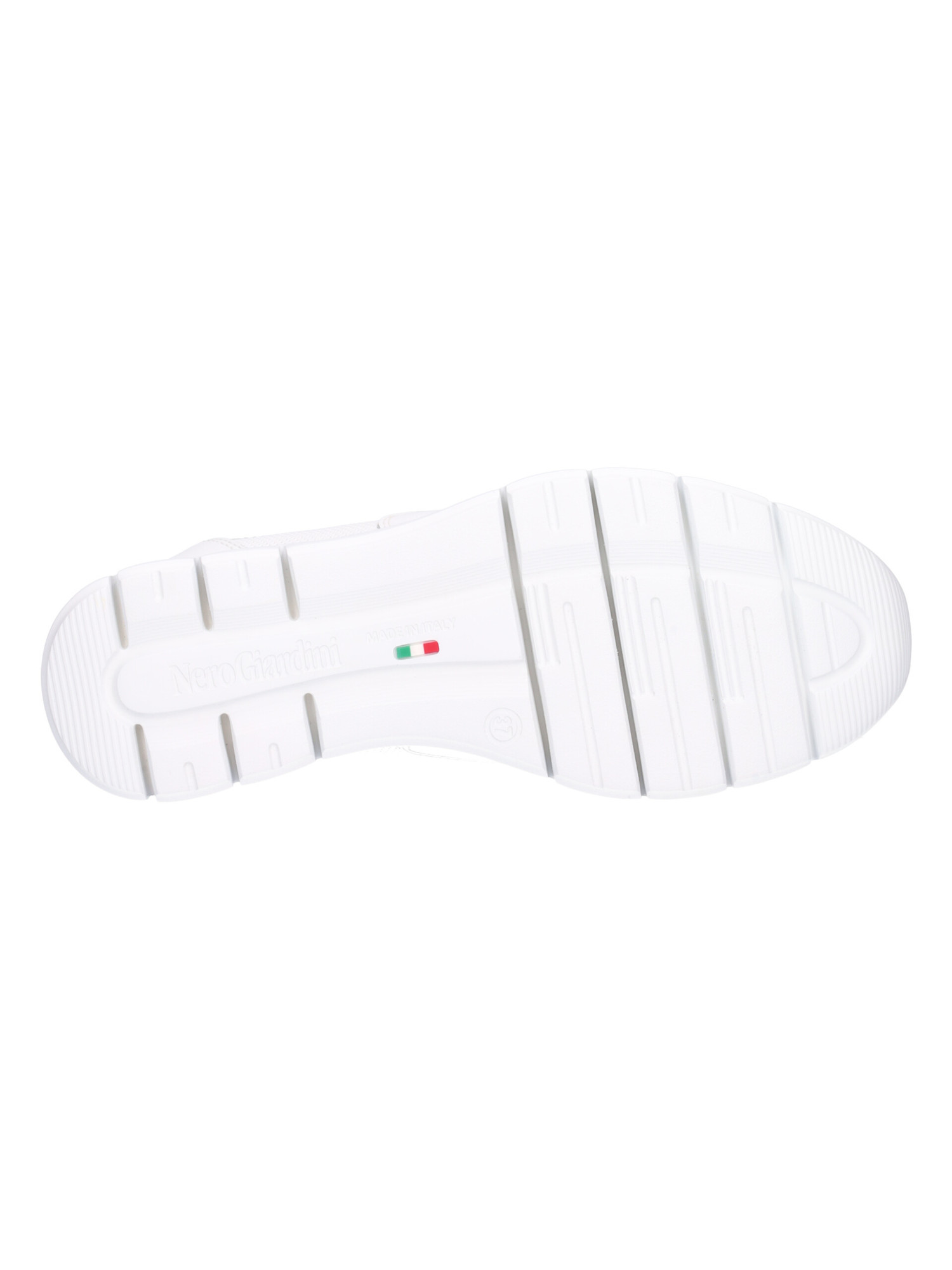 Nero Giardini E512944D Sneakers Donna In Pelle E Materiale Tecnico, Made In Italy, Con Zeppa
