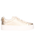 sneaker platform nero giardini da donna platino metal