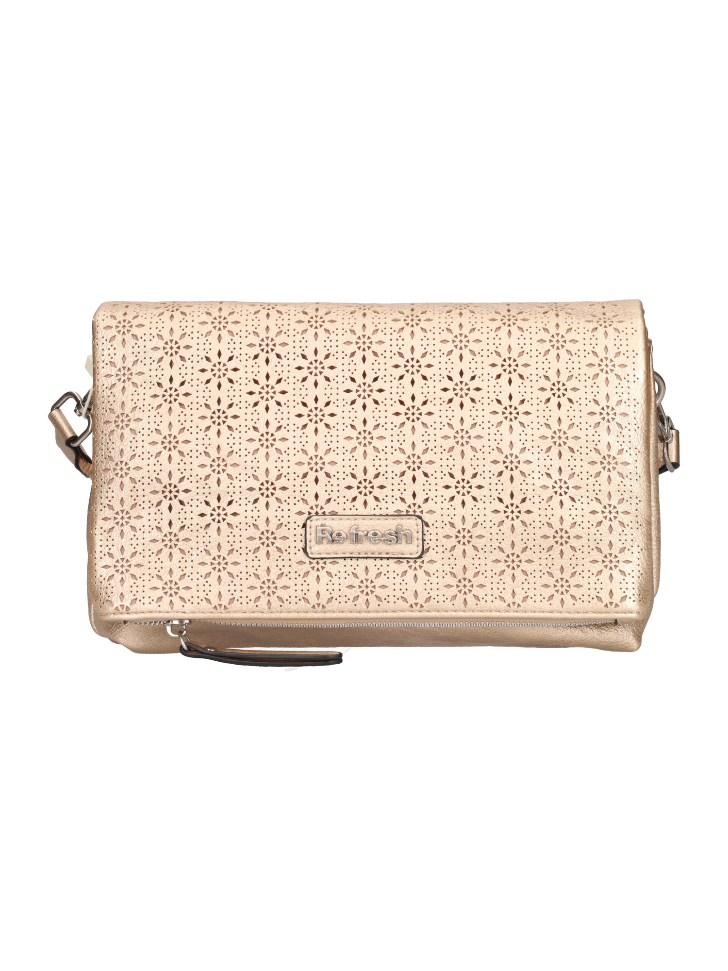 borsa-a-tracolla-refresh-vegan-da-donna-oro-metal