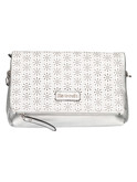 borsa a tracolla refresh vegan da donna argento metal