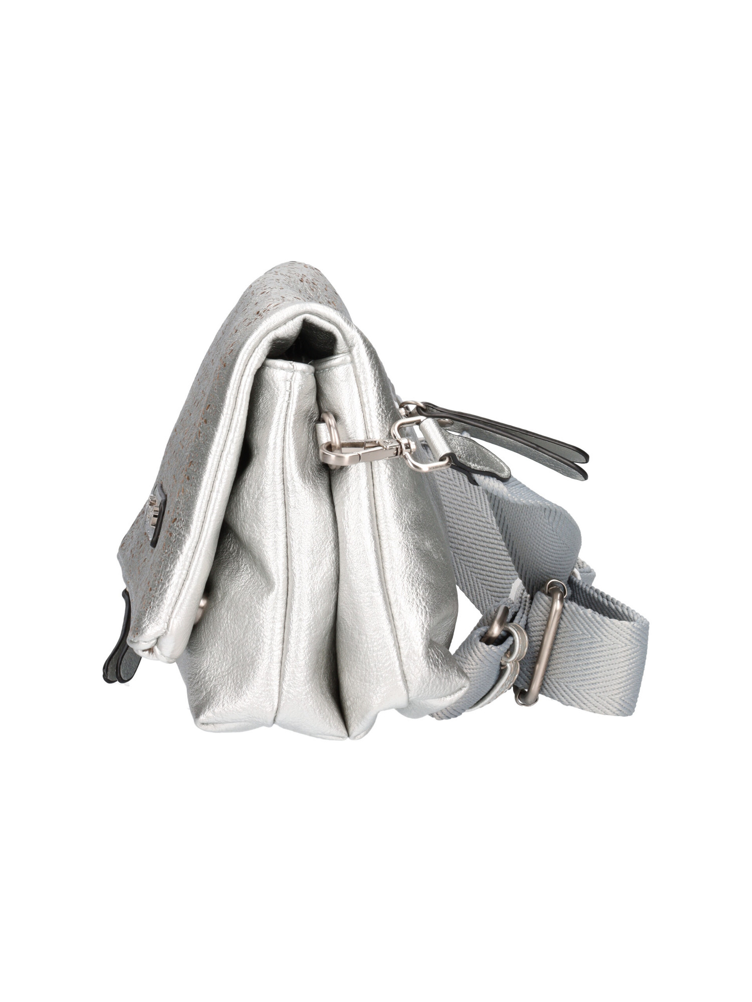 borsa-a-tracolla-refresh-vegan-da-donna-argento-metal