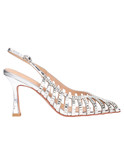 slingback con tacco fino alma en pena da donna argento