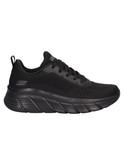 sneaker skechers bobs da donna nera