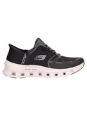 sneaker skechers slip-ins vegan da donna nera
