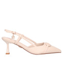 decollete con tacco fino laura biagiotti da donna beige