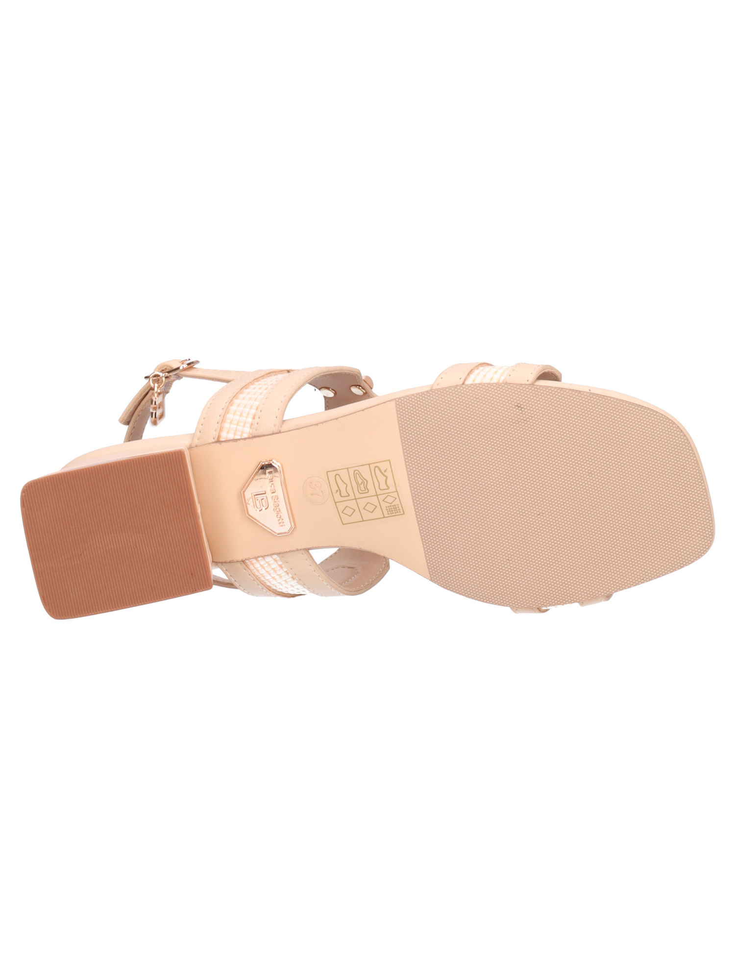 sandalo-con-tacco-basso-laura-biagiotti-da-donna-beige-713667