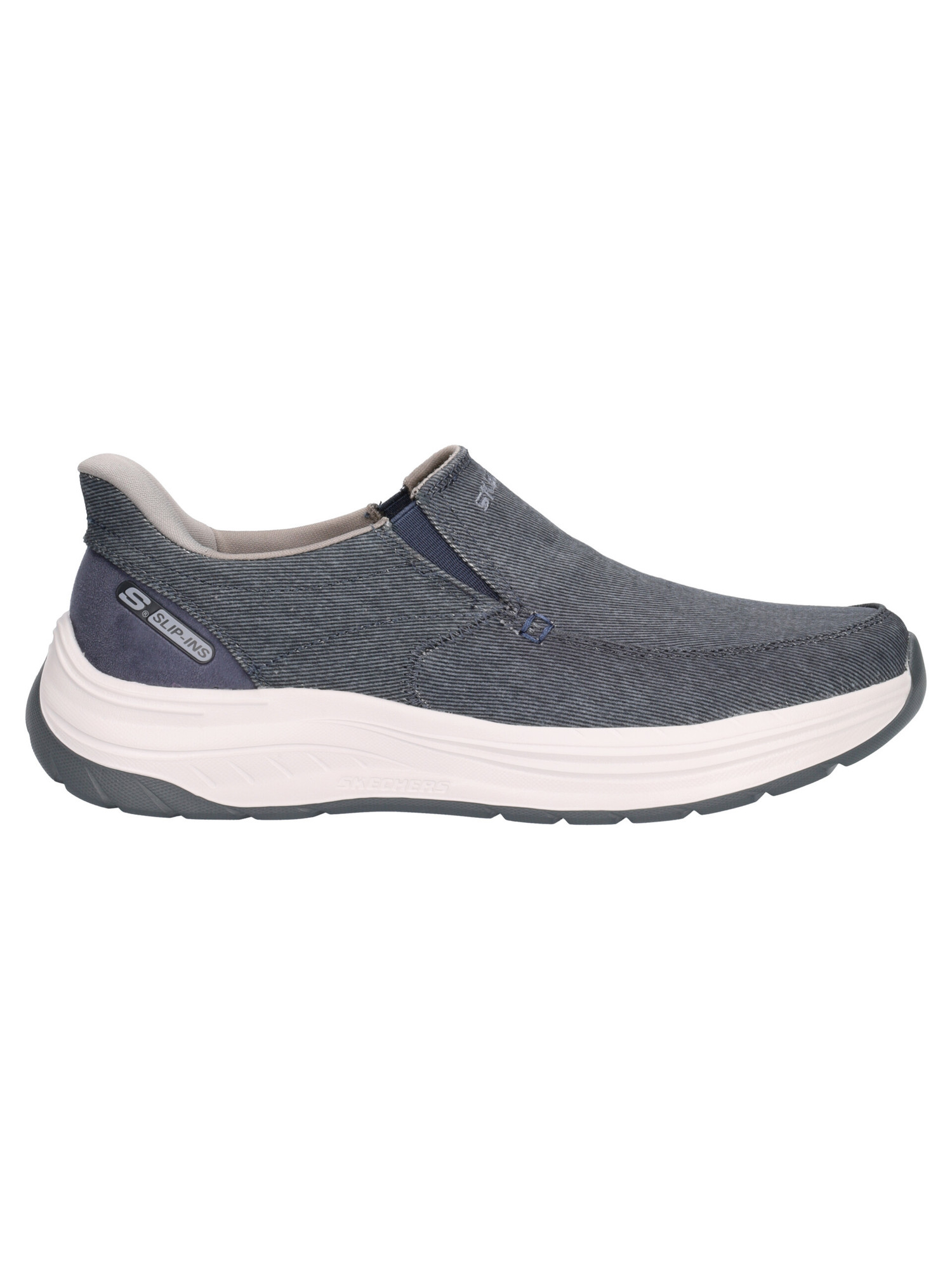 scarpa-skechers-slip-ins-vegan-da-uomo-blu