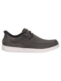 scarpa skechers slip-ins vegan da uomo nero denim