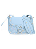 borsa a tracolla gio cellini da donna celeste