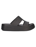 ciabatta platform crocs getaway da donna nera