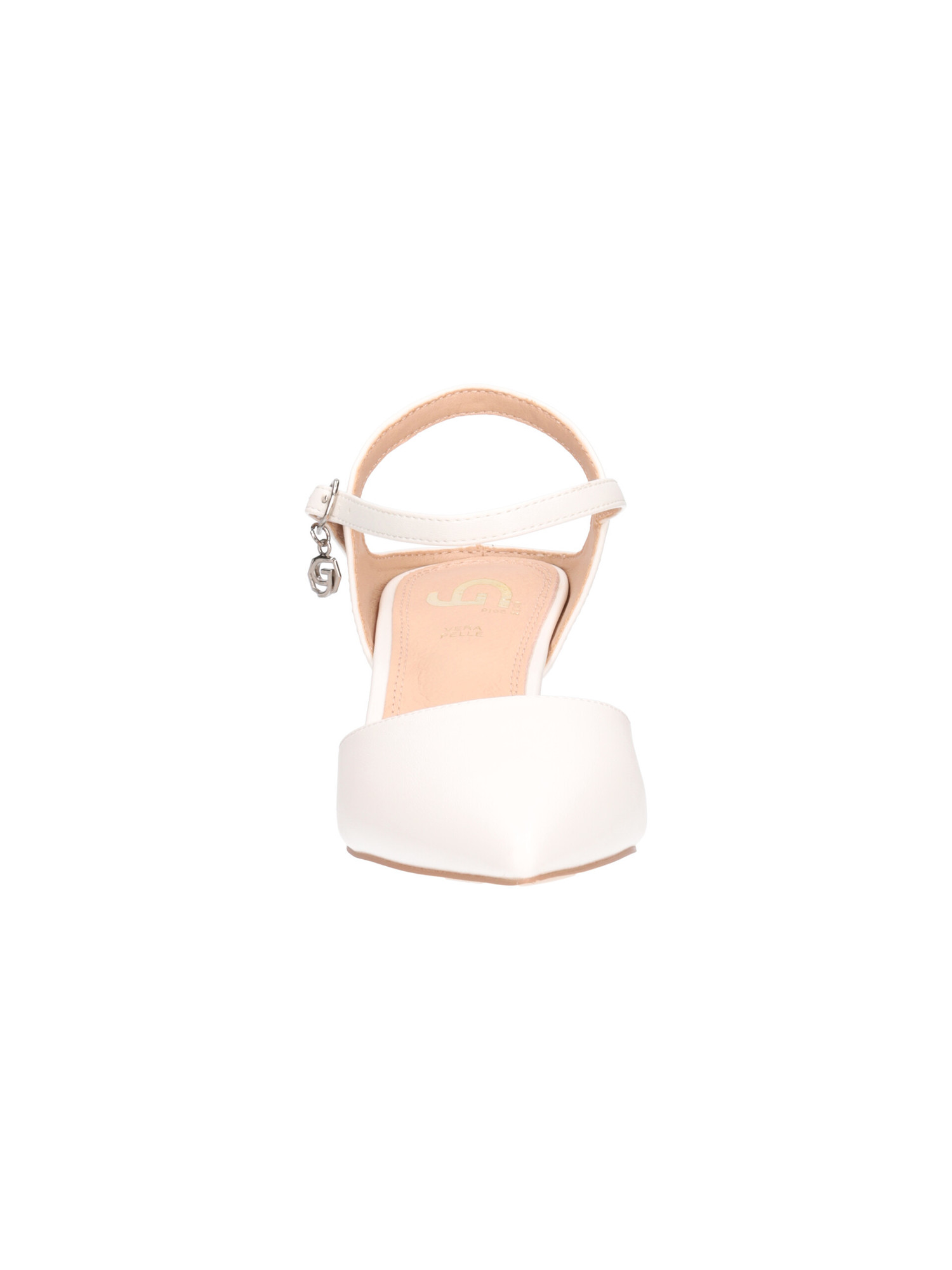 scarpa-con-tacco-fino-gold-and-gold-da-donna-bianca