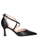 scarpa con tacco largo gold&gold da donna nera
