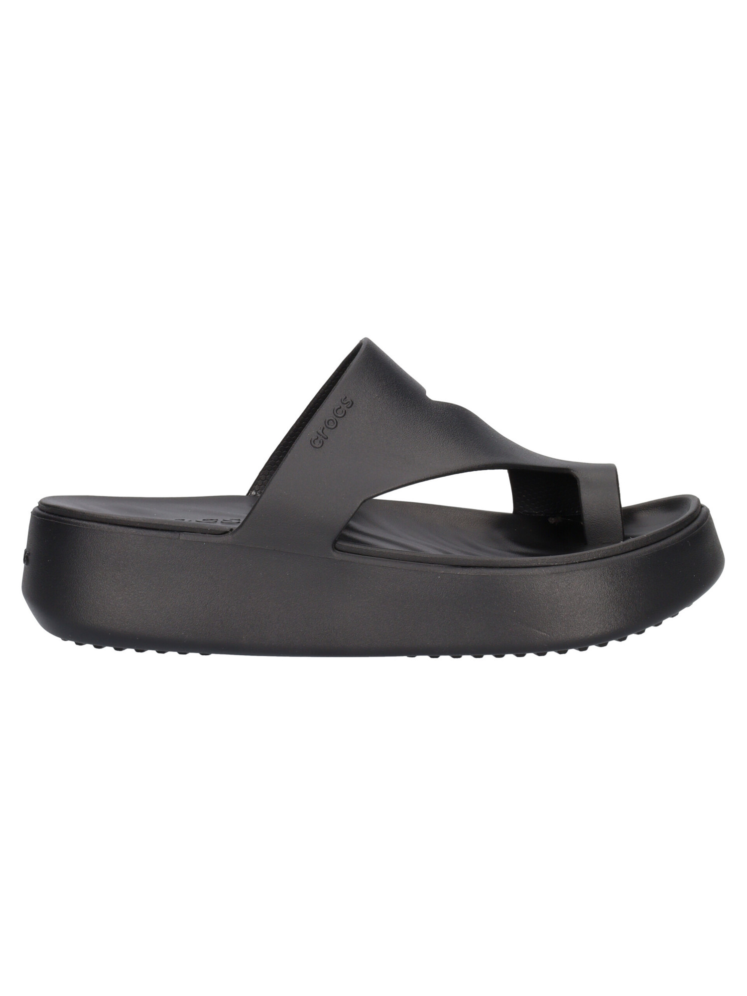ciabatta-infrapollice-platform-crocs-getaway-da-donna-nera
