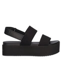 sandalo platform calvin klein da donna nero