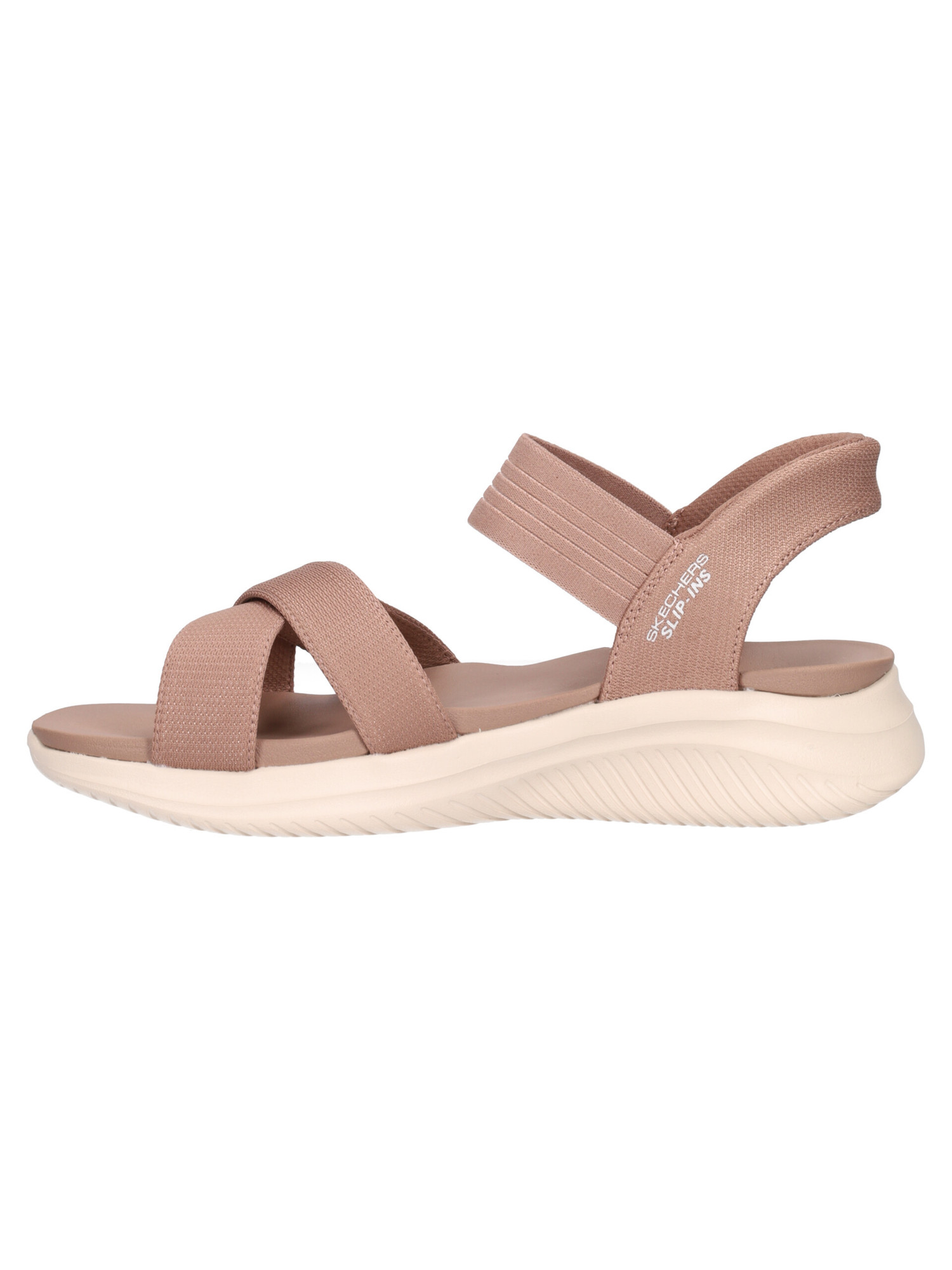 sandalo-skechers-slip-ins-vegan-da-donna-marrone
