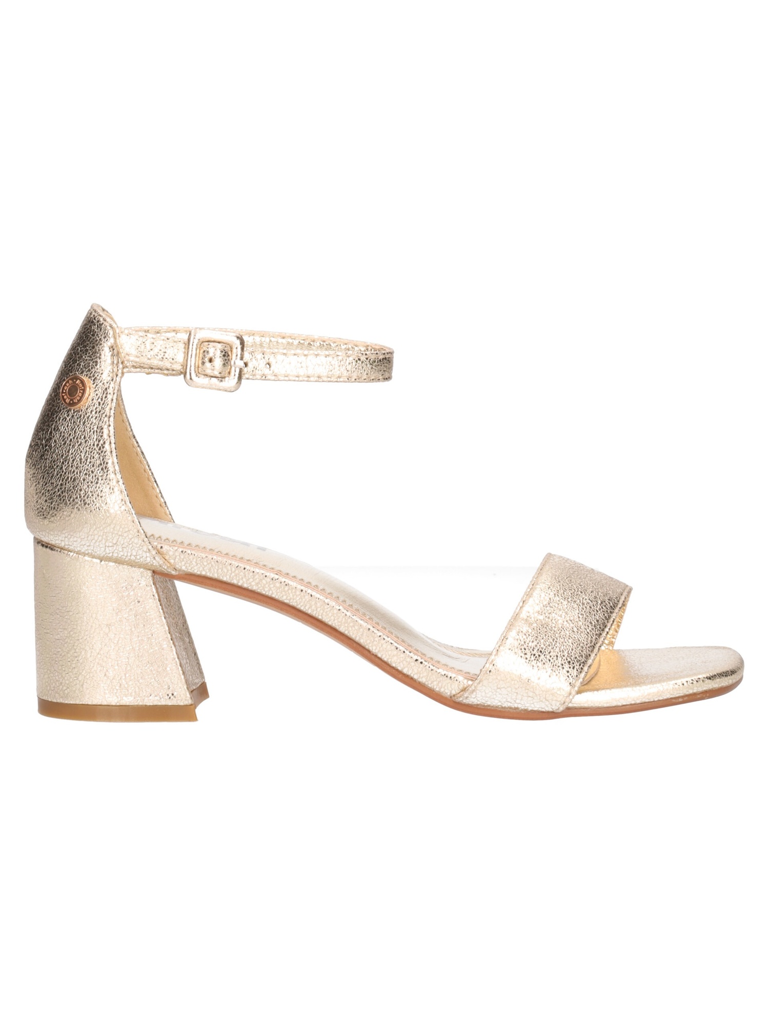 sandalo-con-tacco-largo-refresh-vegan-da-donna-laminato-oro