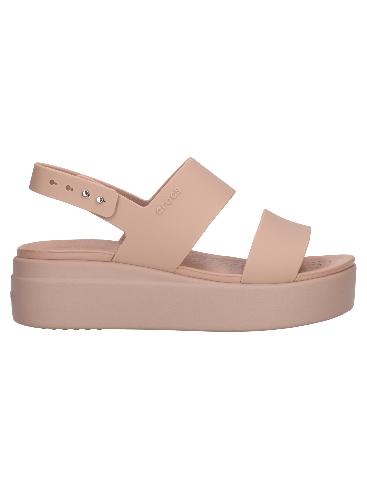 sandalo-con-zeppa-crocs-brooklyn-da-donna-marrone