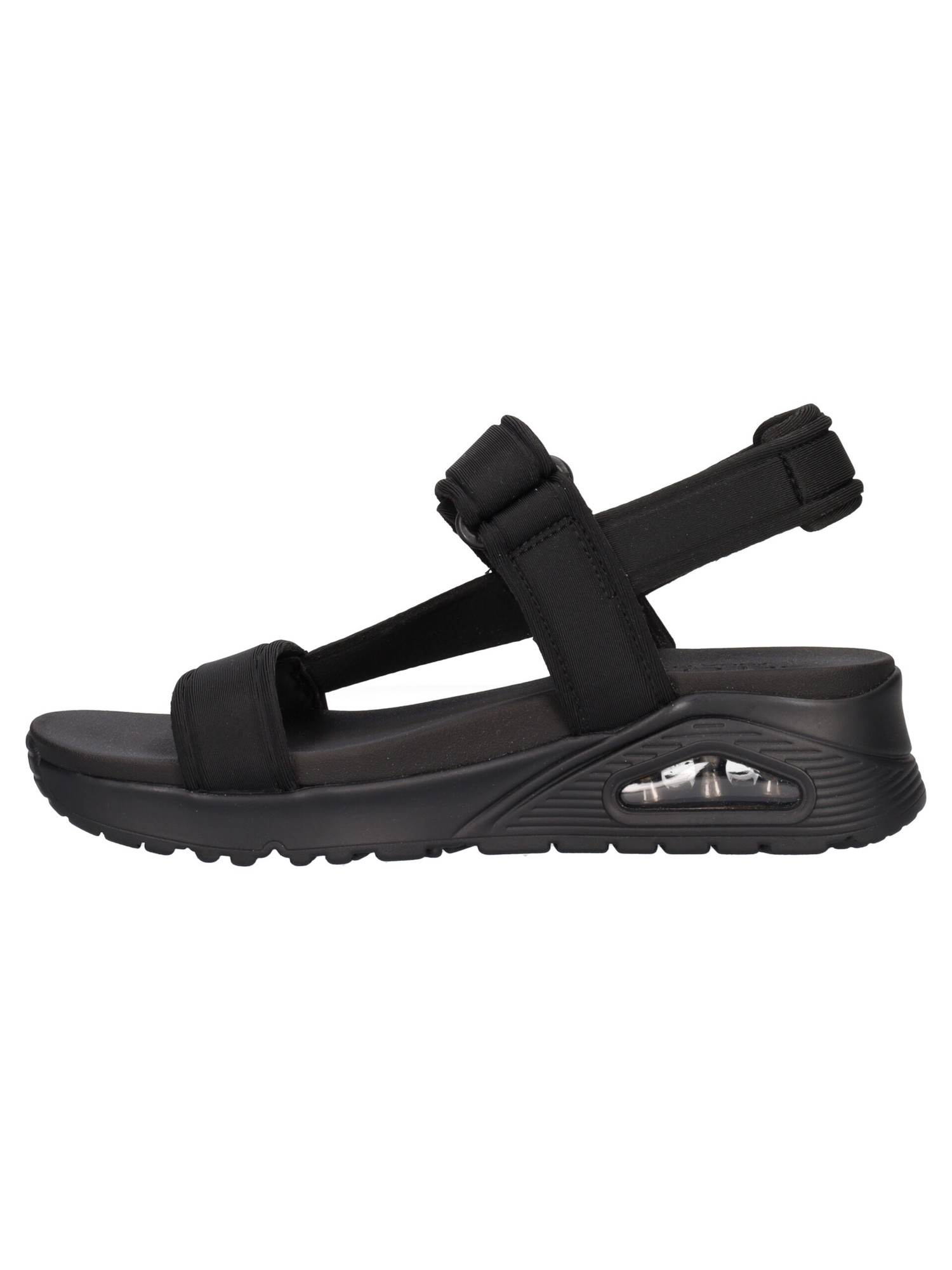 sandalo-con-zeppa-skechers-uno-vegan-da-donna-nero