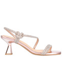 sandalo tacco basso alma blue da donna rosa