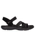 sandalo skechers vegan da donna nero