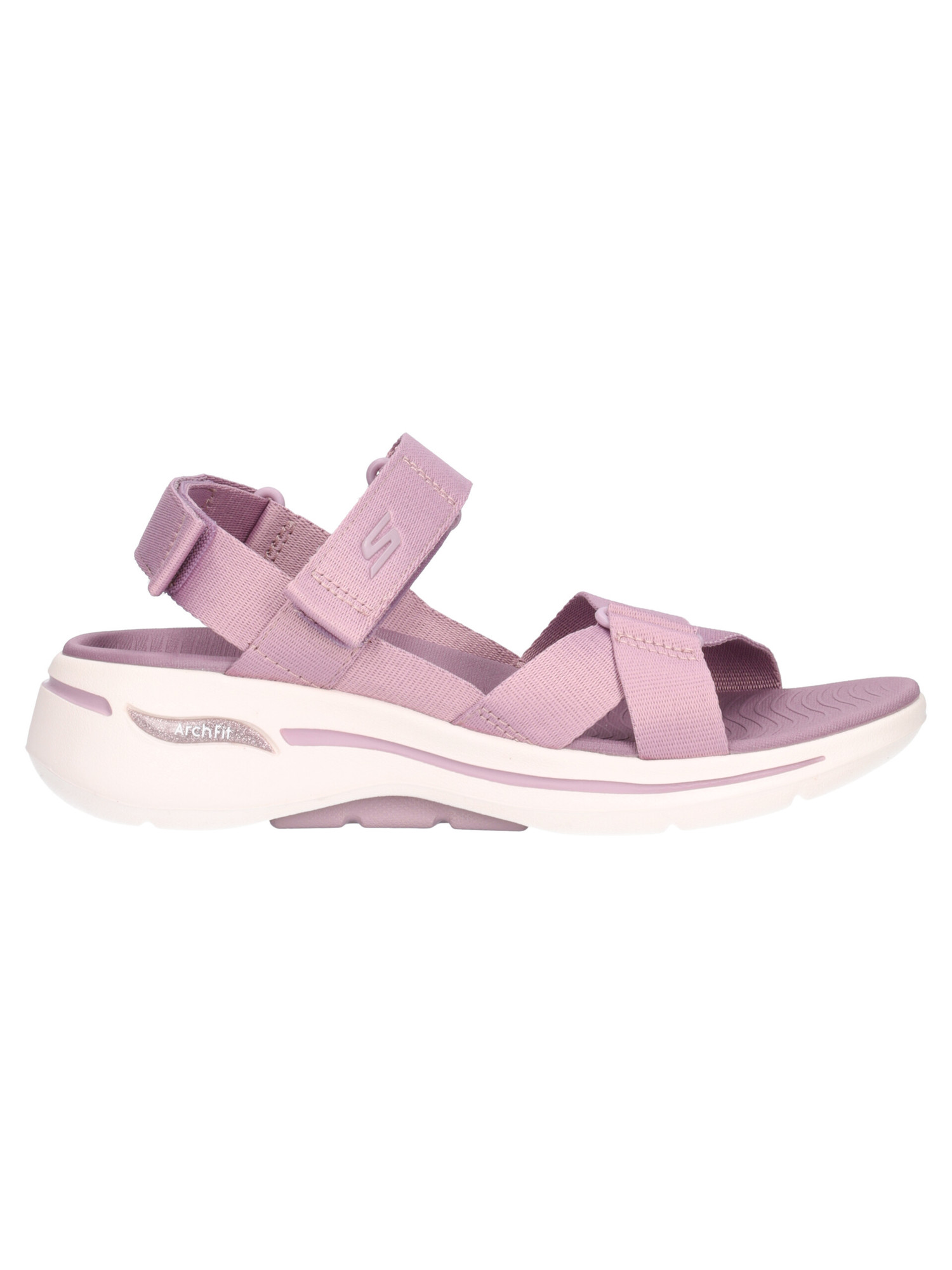 sandalo-skechers-archfit-da-donna-lilla