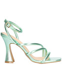 sandalo tacco largo alma blue da donna verde