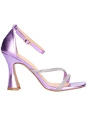sandalo tacco largo alma blue da donna viola