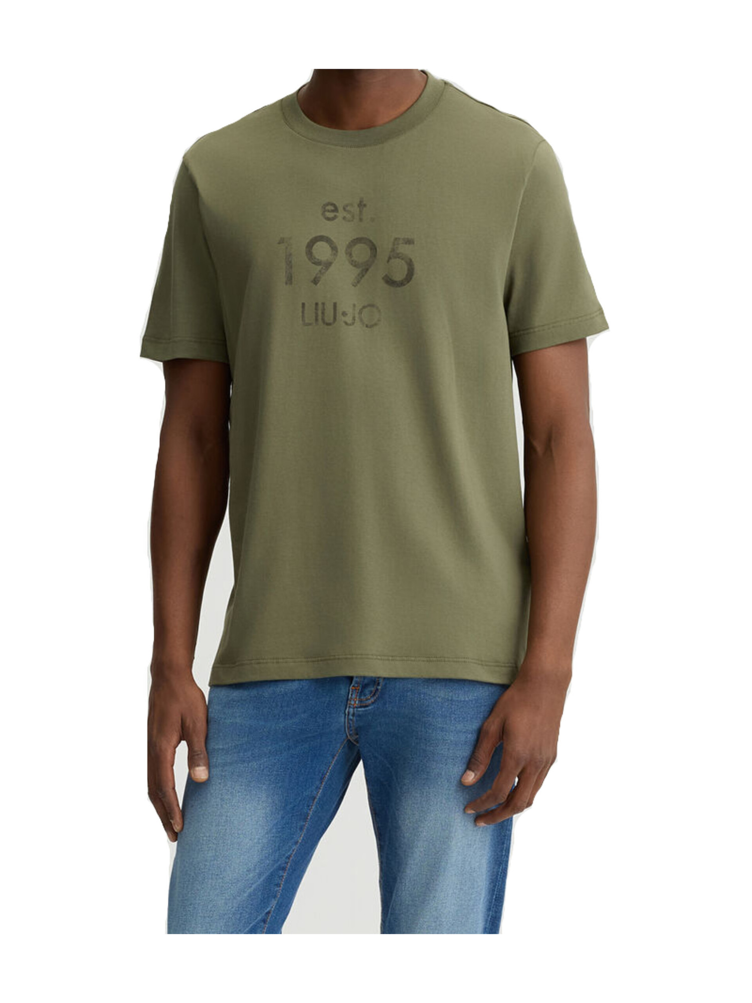 t-shirt-a-maniche-corte-liu-jo-da-uomo-verde